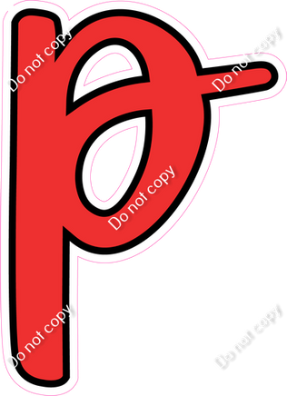 CUL 23.5" Individuals - Flat Red p