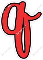 CUL 23.5" Individuals - Flat Red q