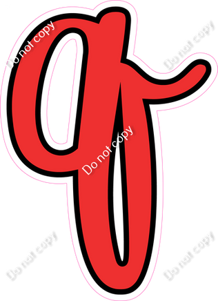 CUL 23.5" Individuals - Flat Red q