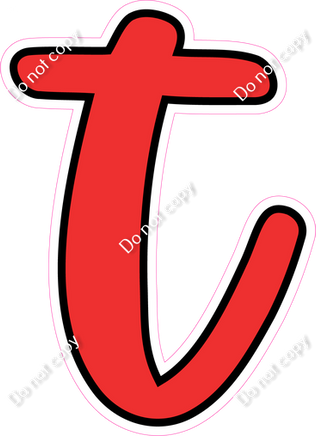 CUL 23.5" Individuals - Flat Red t