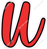 CUL 23.5" Individuals - Flat Red u