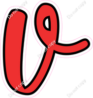 CUL 23.5" Individuals - Flat Red v