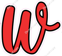 CUL 23.5" Individuals - Flat Red w