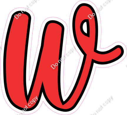 CUL 23.5" Individuals - Flat Red w