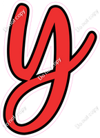 CUL 23.5" Individuals - Flat Red y