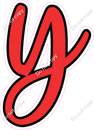 CUL 23.5" Individuals - Flat Red y