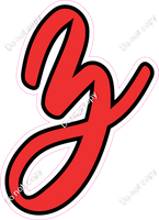 CUL 23.5" Individuals - Flat Red z