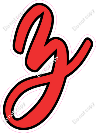 CUL 23.5" Individuals - Flat Red z