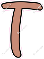 CUL 23.5" Individuals - Flat Rose Gold T