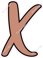 CUL 23.5" Individuals - Flat Rose Gold X