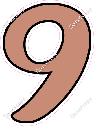 CUL 23.5" Individuals - Flat Rose Gold 9