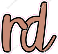 CUL 23.5" Individuals - Flat Rose Gold RD