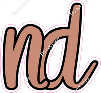 CUL 23.5" Individuals - Flat Rose Gold ND