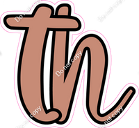 CUL 23.5" Individuals - Flat Rose Gold TH