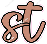 CUL 23.5" Individuals - Flat Rose Gold ST