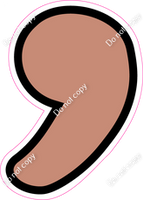 CUL 23.5" Individuals - Flat Rose Gold Apostrophe