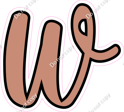 CUL 23.5" Individuals - Flat Rose Gold w