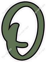 CUL 23.5" Individuals - Flat Sage O