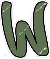 CUL 23.5" Individuals - Flat Sage W