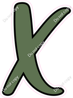 CUL 23.5" Individuals - Flat Sage X