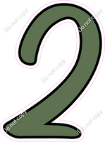 CUL 23.5" Individuals - Flat Sage 2