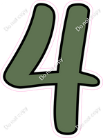 CUL 23.5" Individuals - Flat Sage 4