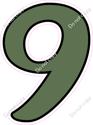 CUL 23.5" Individuals - Flat Sage 9