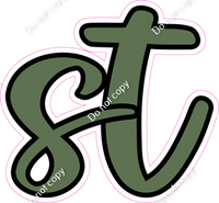 CUL 23.5" Individuals - Flat Sage ST