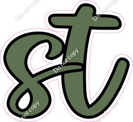 CUL 23.5" Individuals - Flat Sage ST