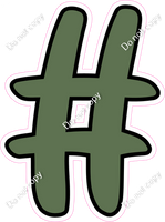 CUL 23.5" Individuals - Flat Sage #