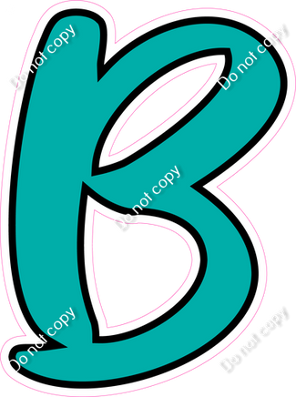 CUL 23.5" Individuals - Flat Teal B