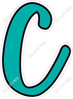 CUL 23.5" Individuals - Flat Teal C