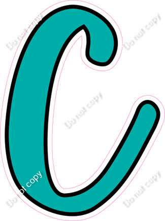 CUL 23.5" Individuals - Flat Teal C