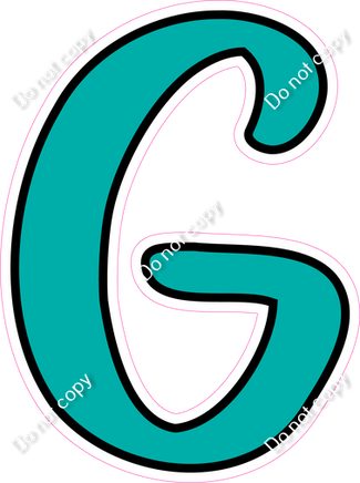 CUL 23.5" Individuals - Flat Teal G