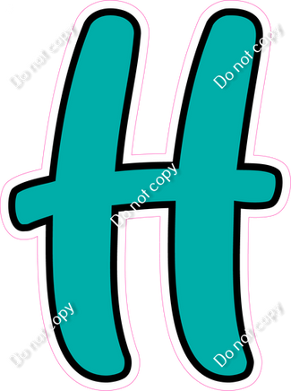 CUL 23.5" Individuals - Flat Teal H