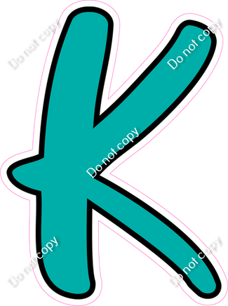 CUL 23.5" Individuals - Flat Teal K