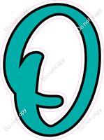 CUL 23.5" Individuals - Flat Teal O