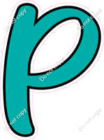 CUL 23.5" Individuals - Flat Teal P