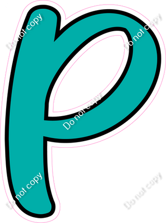 CUL 23.5" Individuals - Flat Teal P