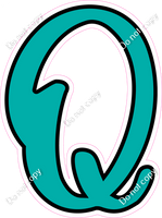 CUL 23.5" Individuals - Flat Teal Q