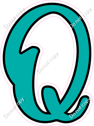 CUL 23.5" Individuals - Flat Teal Q