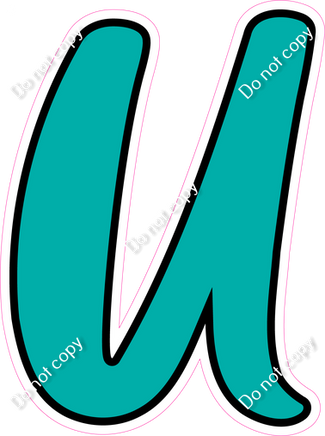 CUL 23.5" Individuals - Flat Teal U