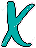 CUL 23.5" Individuals - Flat Teal X