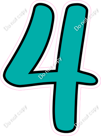 CUL 23.5" Individuals - Flat Teal 4