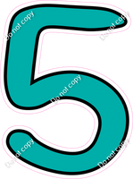 CUL 23.5" Individuals - Flat Teal 5