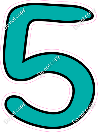 CUL 23.5" Individuals - Flat Teal 5