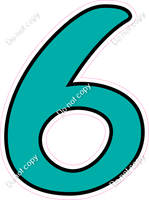 CUL 23.5" Individuals - Flat Teal 6