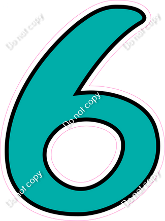 CUL 23.5" Individuals - Flat Teal 6