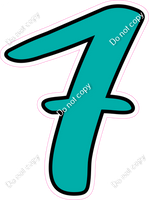 CUL 23.5" Individuals - Flat Teal 7