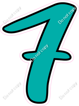 CUL 23.5" Individuals - Flat Teal 7